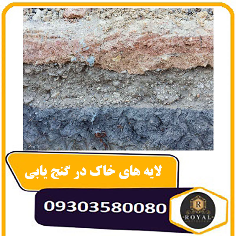 لایه های خاک در گنج یابی